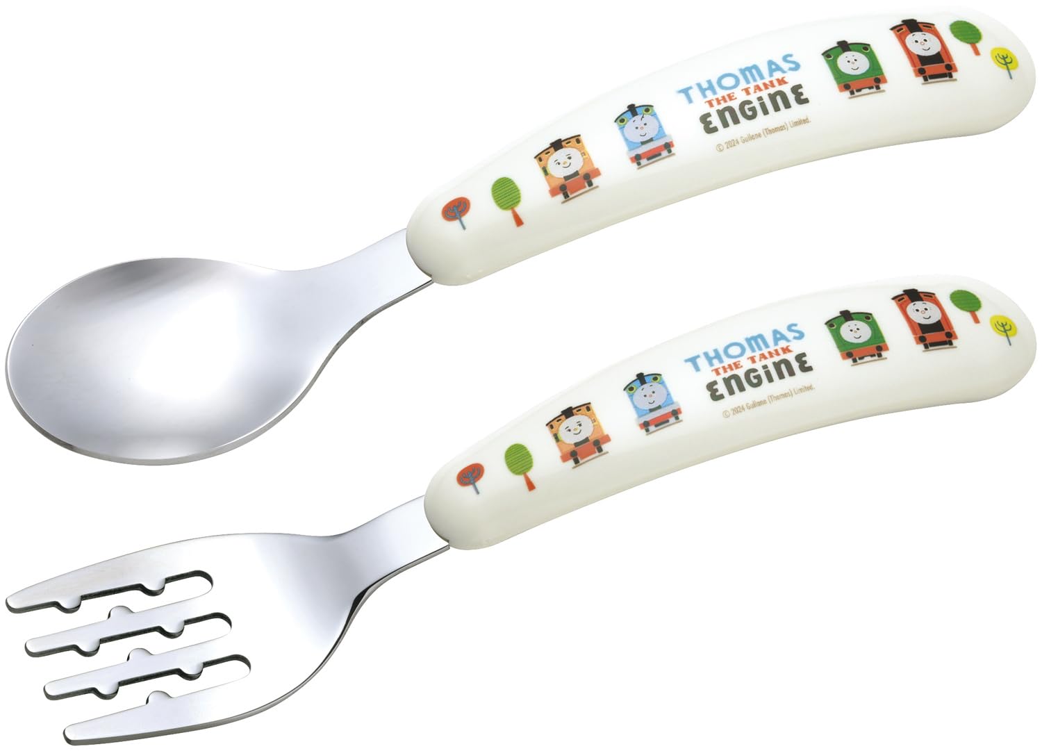 

Skater Stainless Steel Spoon and Fork Set for Perfect for Baby Thomas the Tank Engine x Tsumpapa SFBS1 Kids, Food, Design,