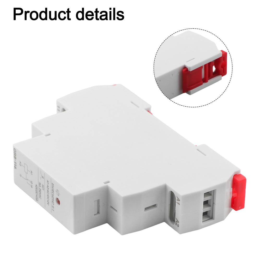 Efficient Relay For Limited Spaces Connector AC DC Relay Auxiliary Relay Mechanical Life 1 107 Max Current Rating 16A