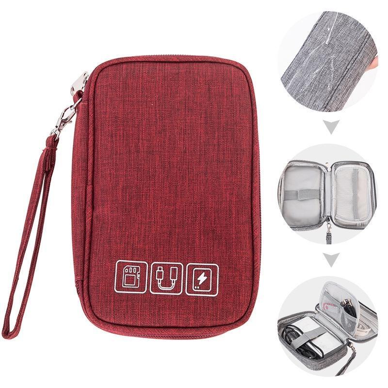 Digital Storage Bag Data Cable Storage Bag Multifunctional Travel Storage Bag Headphone Bag