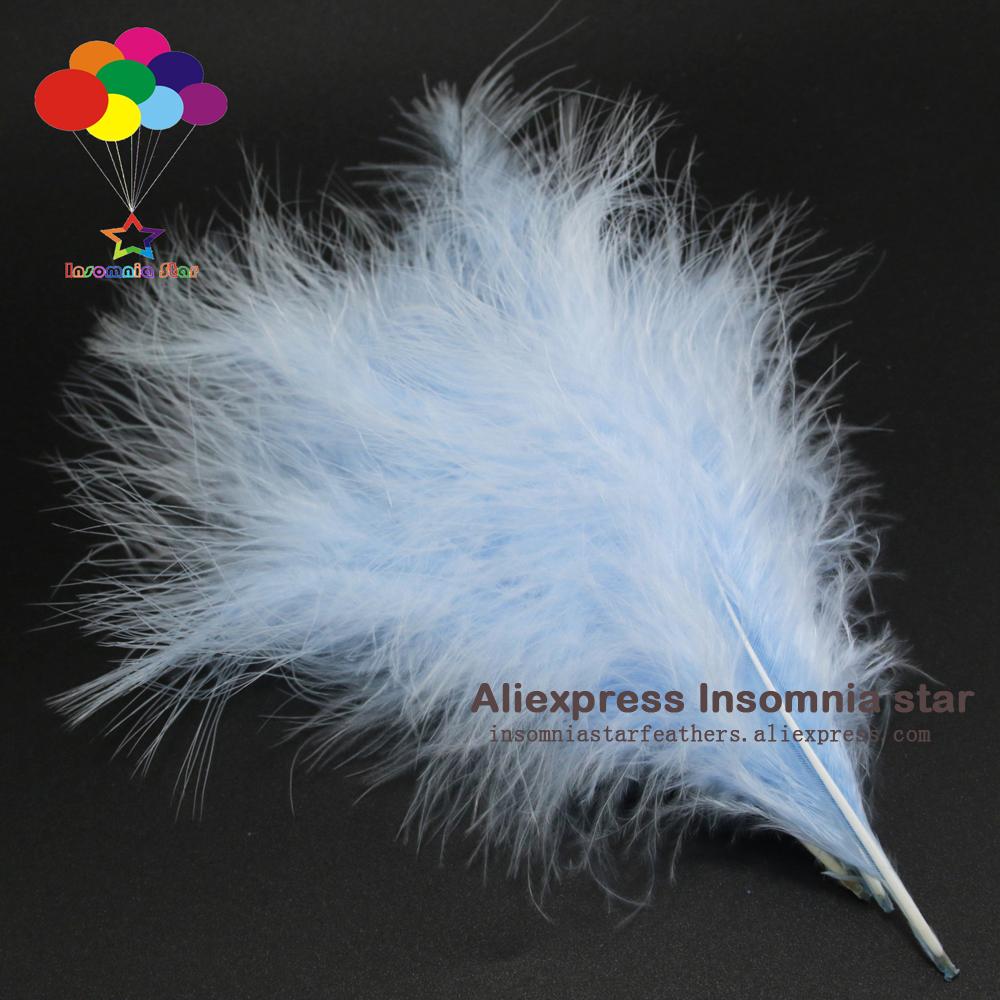 

Fluffy Marabou Feather Dyed Feather Turkey Carnival, Halloween Plume, DIY Craft, 31 Colors, 10-15 cm, 4-6 Inches, 100PCs