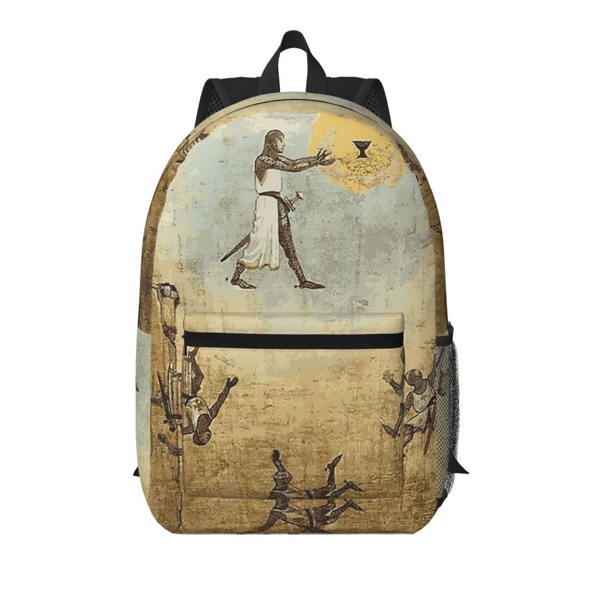 Jump Of Faith Rugzak Dagrugzak Grote Capaciteit Kinder Boekentas Schooltas Schoudertassen voor Mannen Vrouwen One Size beige
