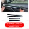 For Tesla ModelY Juniper2025 Car Door Decorative Strip ABS Carbon Fiber Texture Anti - Scratch Protective Interior Car Accessory