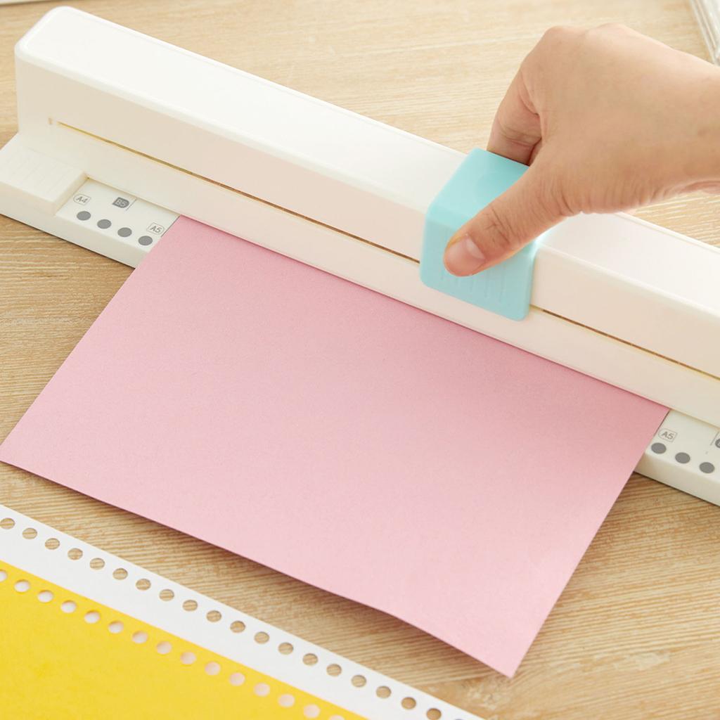 30 Löcher Stanzer Tragbarer Handdrücker Lochstanzer für A4 B5 A5 B6 A6 B7 A7 Papier Binder Planer Notizbücher