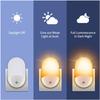 LED Night Light with Smart Control - Sleep Aid Red Light for Pregnant Women & Babies
