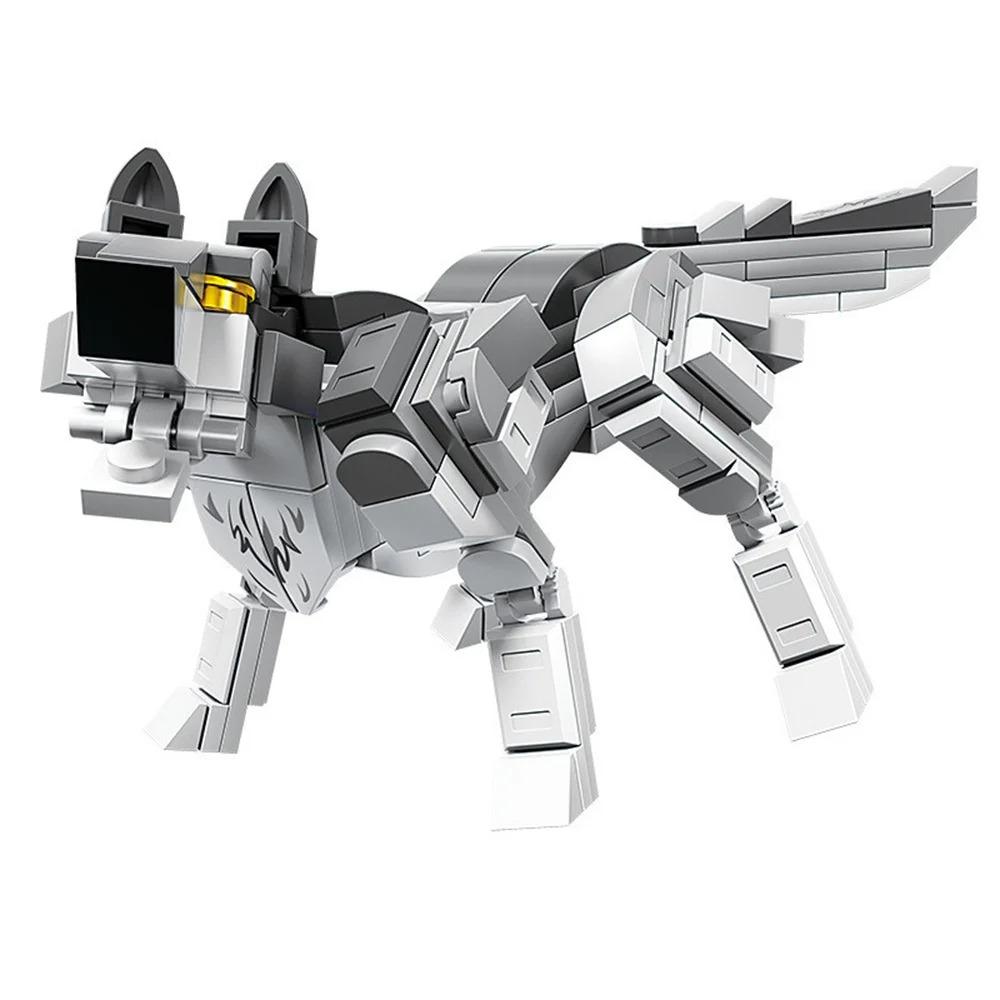 Zvířecí figurky Liška Klokan Žirafa Figurka Model Stavebnice Hračky Pro Děti Divoká Zvířata Dětské Dárky