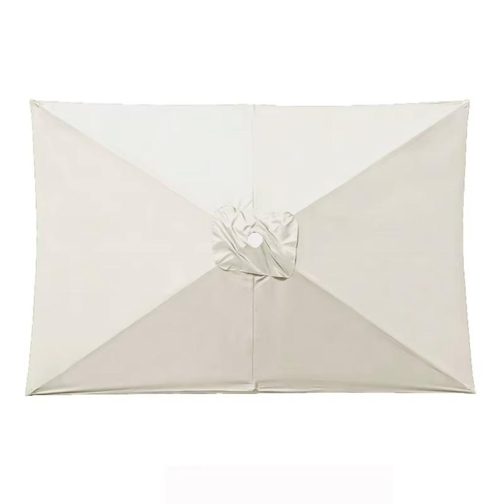 Rectangular Patio Umbrella Waterproof Sunshade Easy To Install Replacement Canopy Backyard