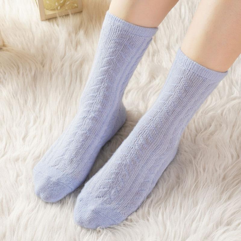 Ponožky Women Warm Flully Socks Women Home Pohodlné měkké spací ponožky podzim zima