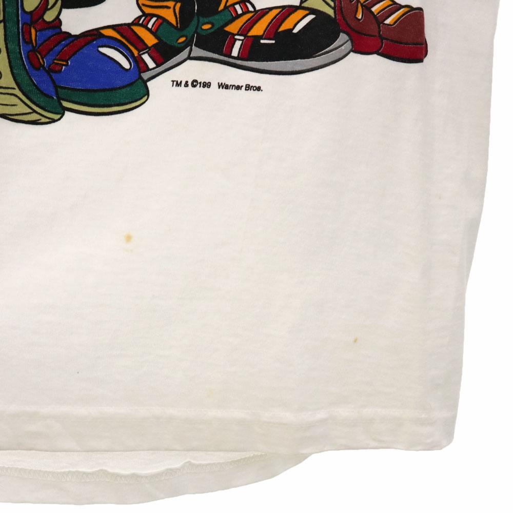 SHERRY’S 90s Unused Looney Tunes USA Made Warner Bros Deadstock Print Long Sleeve T-shirt Men's Used