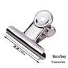 Silver 38mm No. 4 Round Bill Clips - Office Iron Stationery