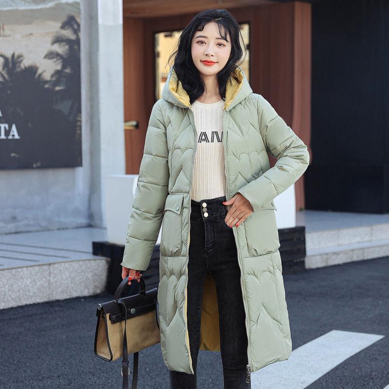 Women's Down Jackets Coat Winter Fashion Baggy Thick Warm Bubble Long Oversized Puffer Ladies Coat Cotton Padded Jackets Outwear