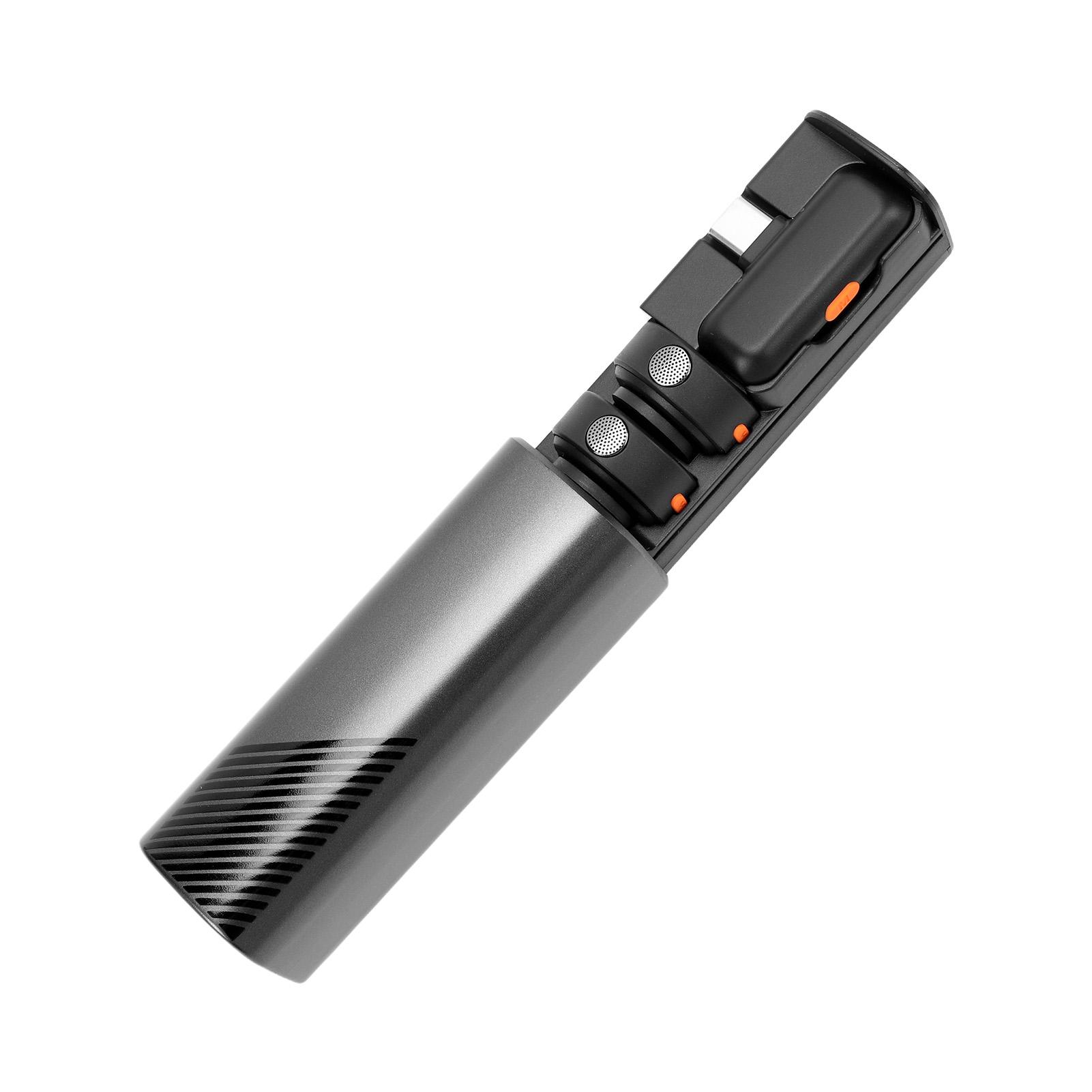 

Wireless Lavalier Microphone Magnetic Clip On Microphone 2.4G Noise Canceling Mic with 64dB SNR for Phone Recording Interview Live Streaming