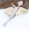 Multi-Functional Camping Cutlery Set Stainless Steel Folding Fork Spoon Knife Opener Detachable Tableware Travel Picnic Utensils