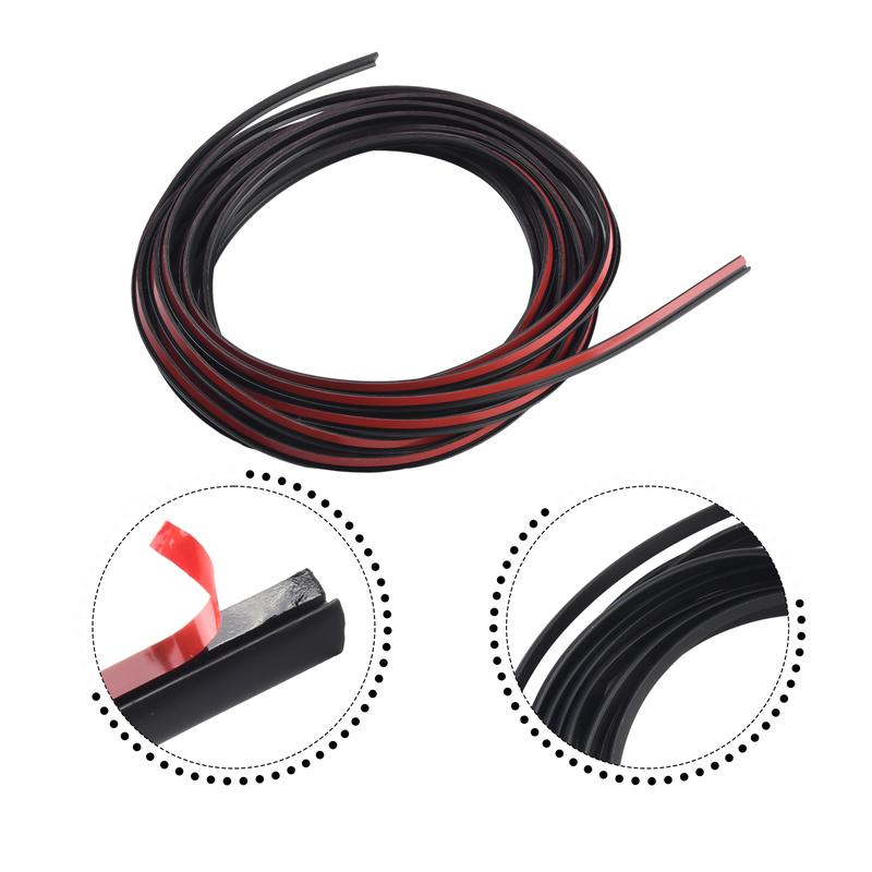 

5M TType EPDM Rubber Sealing Strip for Car For Edge Trim and Bumper Lip Improves Vehicle Air Tightness and Reduces Noise