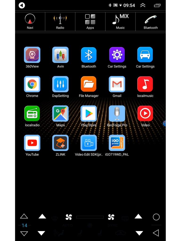 12-inch Qijun GPS All-in-One 4G, 32GB for Android 10-13