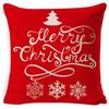 45CM Christmas Pillow Case Cushion Cover 2023 Christmas Decoration Red Gift Home Decoration Happy New Year Christmas Supplies