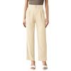 Women's Color Straight Casual High Waist Casual Pants With Pockets