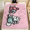 1 Pezzo Coperta in Flanella con Stampa Simon's Cat, Alta qualità Confortevole per Tutte le Stagioni, Decorazione per la Casa, Calore e Comfort, Perfetta per Regali di Natale