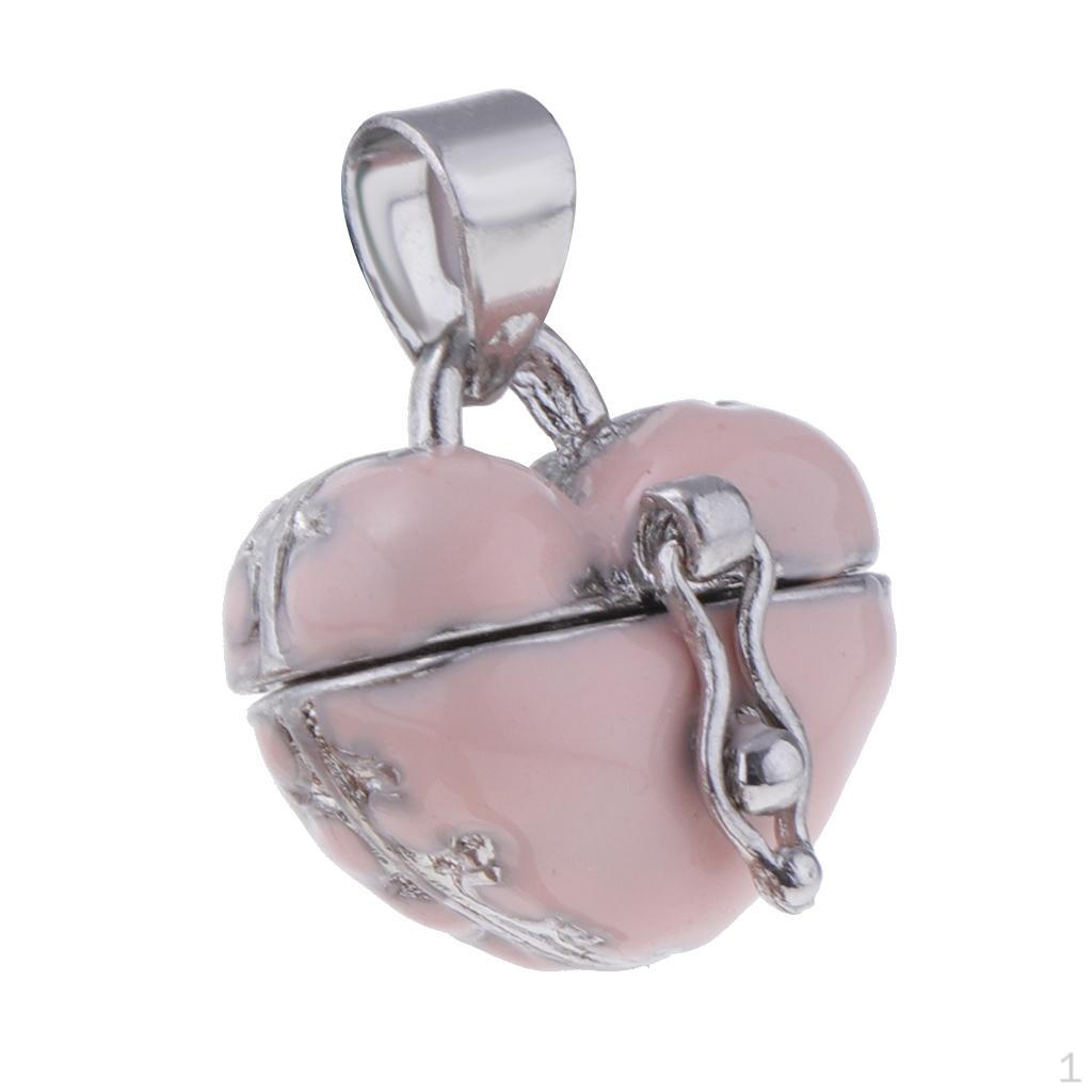 Эмалированный Цветной Памятный Медальон-Урна с Прахом Подвеска Подходит для Ожерелья розовый