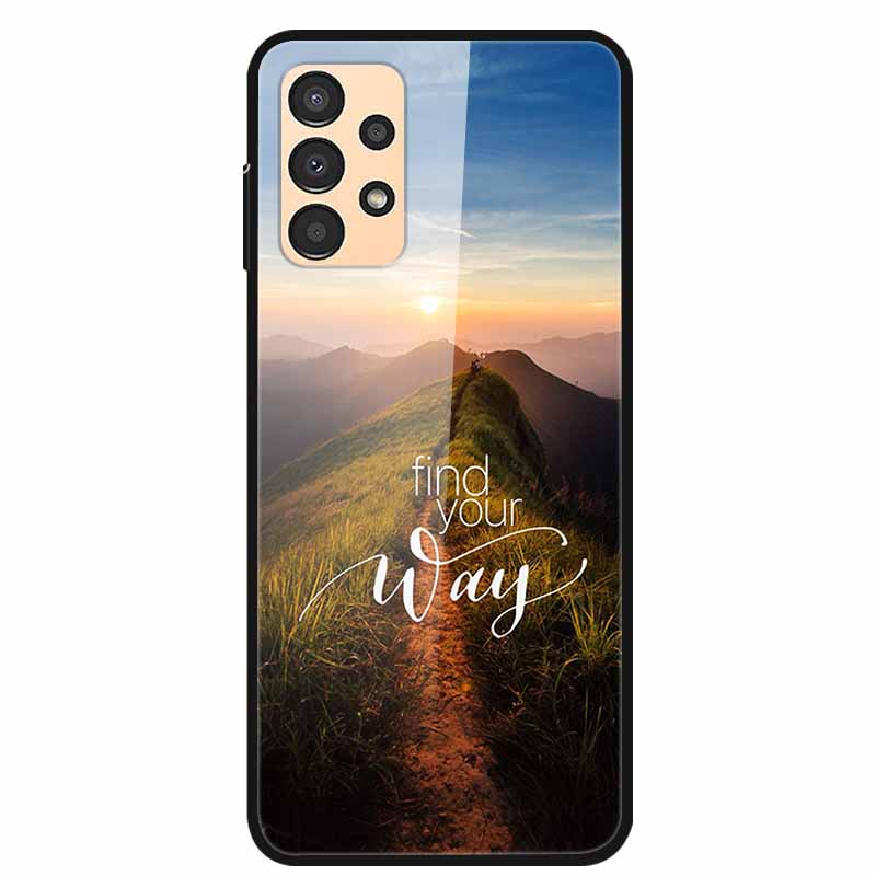 Funda para Samsung A53 5G 2022 Mármol Vidrio Templado Tapa Dura para Fundas de Teléfono Samsung Galaxy A33 A73 5G Protección Fundas
