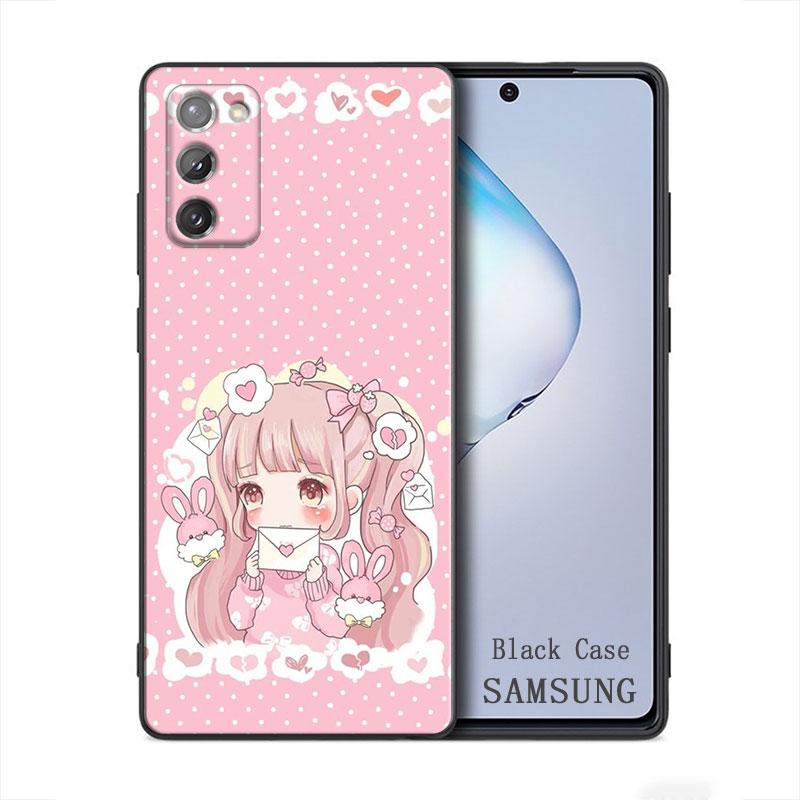 

Kawaii аниме милая красивая девушка Samsung Galaxy A91 A73 A72 A71 A53 A52 A7 M62 M22 M30s M31s M33 M52 F23 F41 F42 5G чехол для телефона M12 F12 A12