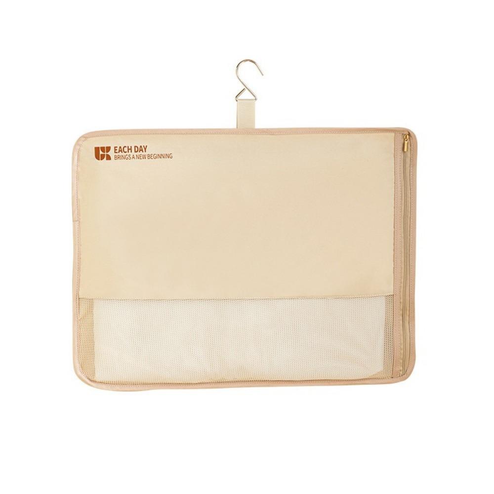 Mesh Hanging Clothes Organizer Visible Space Saving Clothes Hanger Bag with Hook Large Capacity Clothing Storage Bag Travel 1600₽