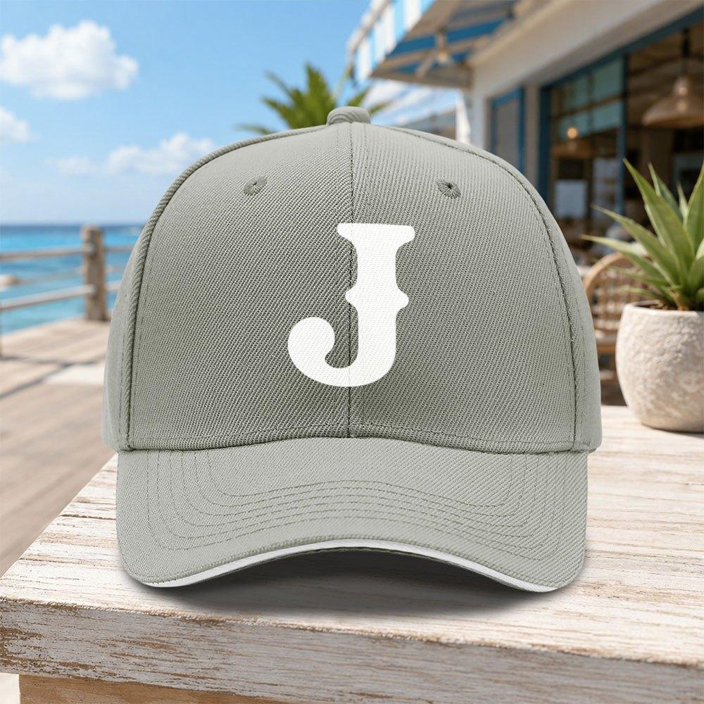 JLetter Logo Baseballkappe Unisex Leichte Schirmmütze mit JShield Emblem für Streetwear Outdoor Sport Mardi Gras