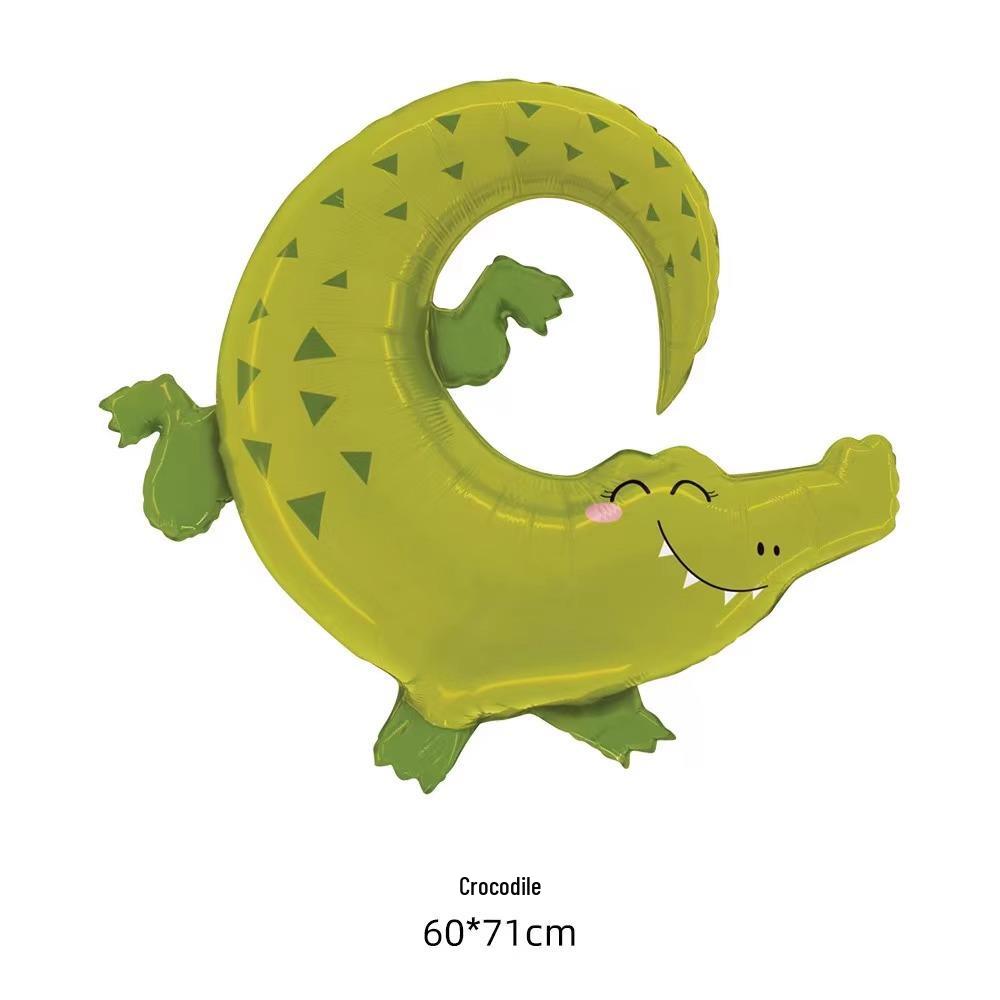 

Jungle Safari Smiling Animal Balloons: Lion & Elephant Birthday Party Decoration