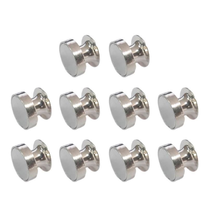 10pc Locking Pin Backs Lock Pin Keepers Clasp Magnetic Metal Pin Locks Back DIY Accessories Buckle Brooch Safety Pin Cap