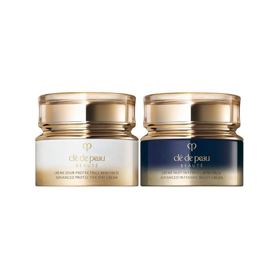 Clé De Peau Beauté (Cpb)Advanced Protective Day Cream & Advanced Intensive Night Cream Set Day Cream 50ml+Night Cream 50ml