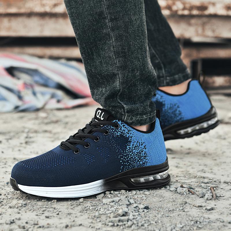 Men's Military Tactical Boots Army Boots Men Side Zipper Military Boots Men Anti-Slip Ankle Boots Work Safety Shoes Hiking Shoe