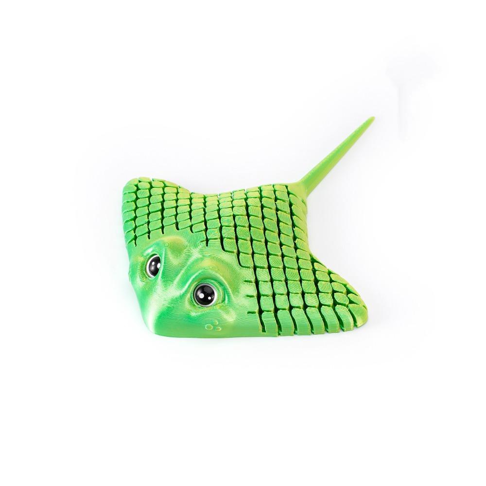 10 Colors Aquatic Animal Desktop Ornaments Plastic Bionic Manta Ray Stingray Toy  Children's Toy