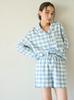 Preppy flannel check shorts PWFP255282BLUF