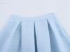 2025 Spring Women's European & American Style Tweed Strapless Top & Skirt Set