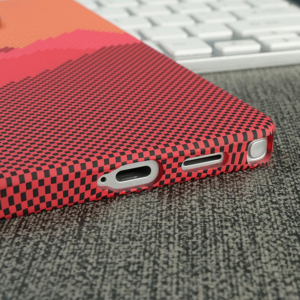 Funda de Carga Inalámbrica con Patrón de Fibra de Carbono y Kevlar para Negocios para Samsung S26 Ultra S25 S24 Ultra para MagSafe Cubierta Fina Anticaídas
