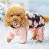 Thicken Fleece Male Female Pet Overalls For Small Dogs Winter Puppy Dog Cat Jumpsuit Chihuahua Yorkshire Rompers Mascotas Suit