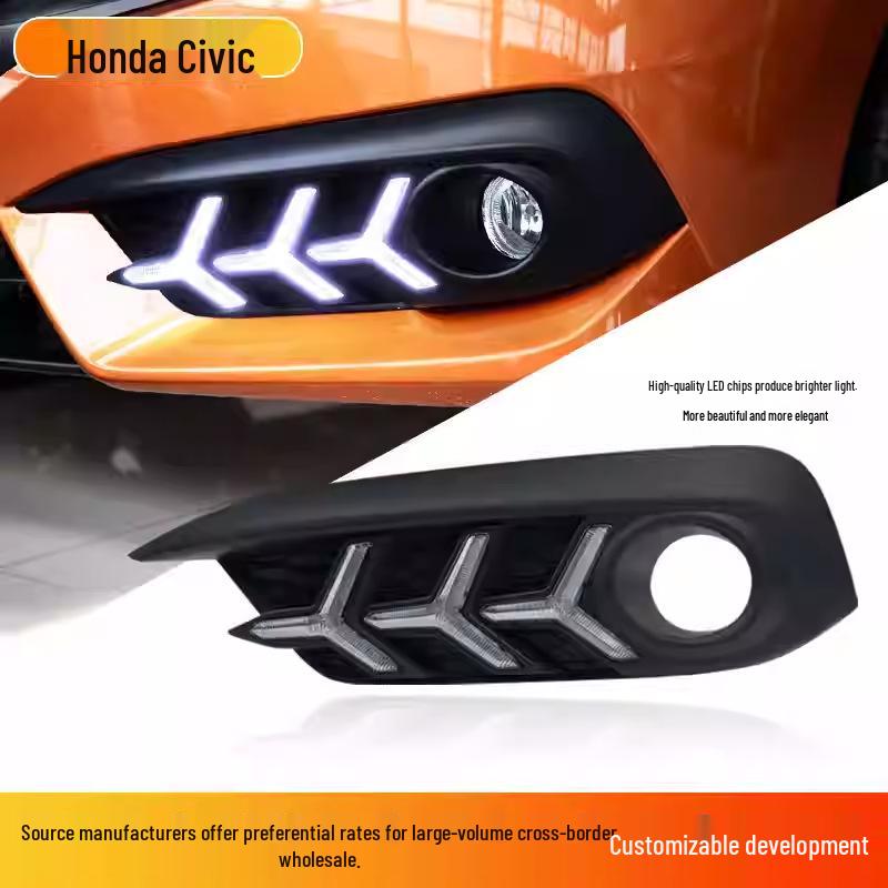 LED Daytime Running Lights for 2016-2018 10th Gen Honda Civic