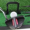 3Pcs Practice Putting Gates Golf Training Tool Differently Sized Golf Putting Gates with Base Indoor Putter Gate Trainer