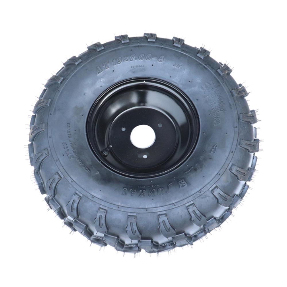 ATV Beach Buggy Parts: 19x7.00-8 Tire with 18x9.5-8 Three-Hole Wheel Hub