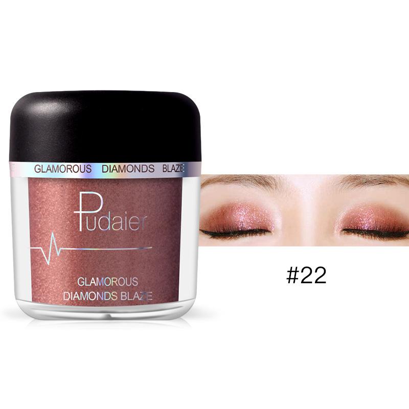 Makeup Diamond Bright Powder Eye Shadow Powder Pearl Light Matte Thin Flavored Eye Shadow Glitter Sequins