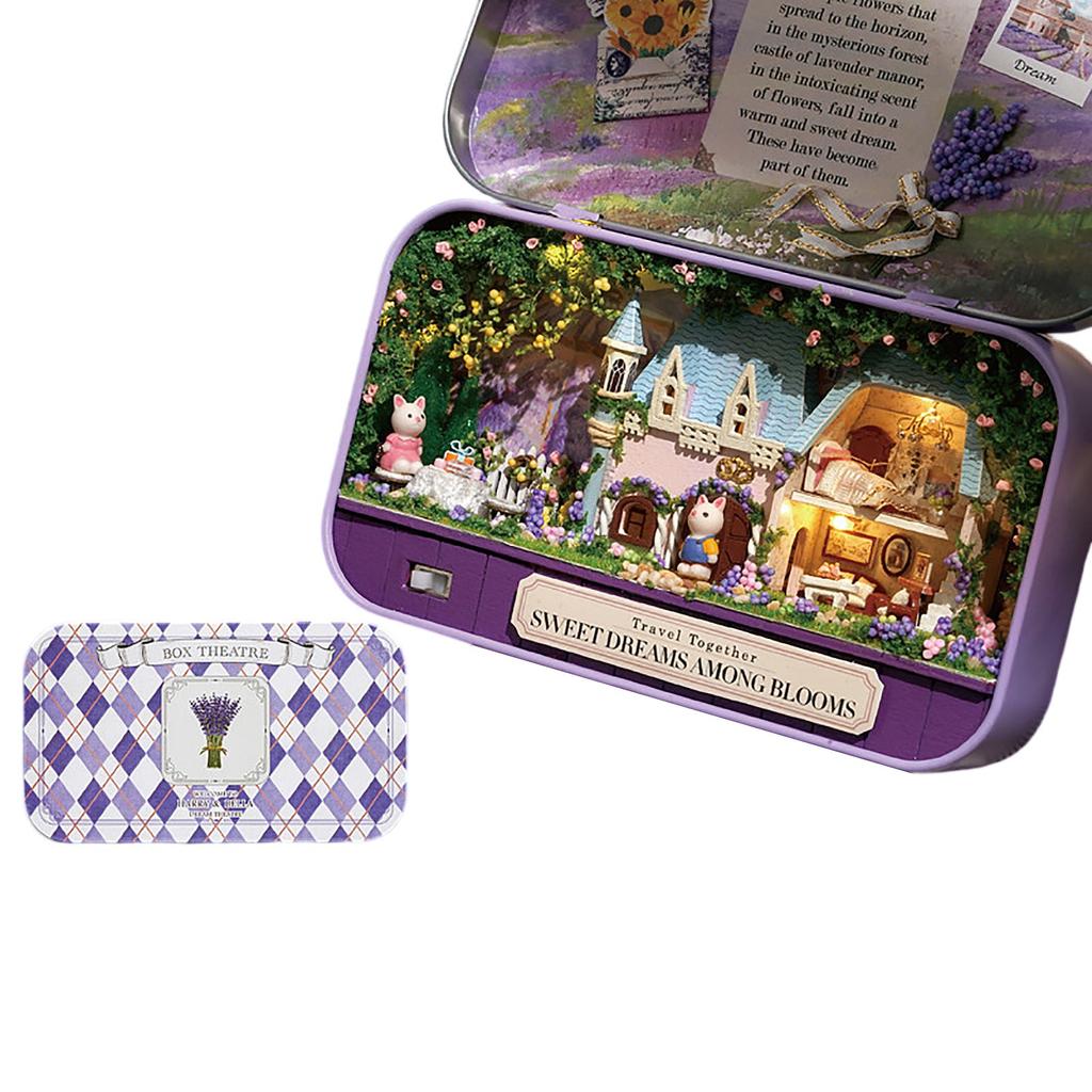 DIY Miniature House Kit – Handmade Box Craft House For Girls Birthday Gift 10ml