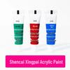 Shencai Xing Acrylic Paint Set: Waterproof, 12 Colors for School Students & DIY Art