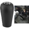 Car Shift Knob, 33504-20120-C0 Leather Black Great Hand Feeling Gear Shift Knob Handball Shift Lever Fit for Toyota 4Runner/Pickup/Hilux Surf/Land