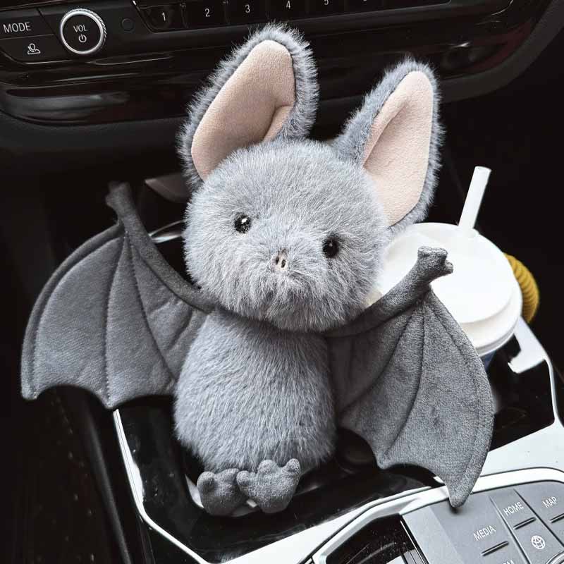 Mignonne Image de Chauve-souris Poupée Peluche JC Toucher Doux Peut Changer Diverses Formes Pendentif Voiture Décoration Amusante Créativité Halloween Festival Jouet Cadeau