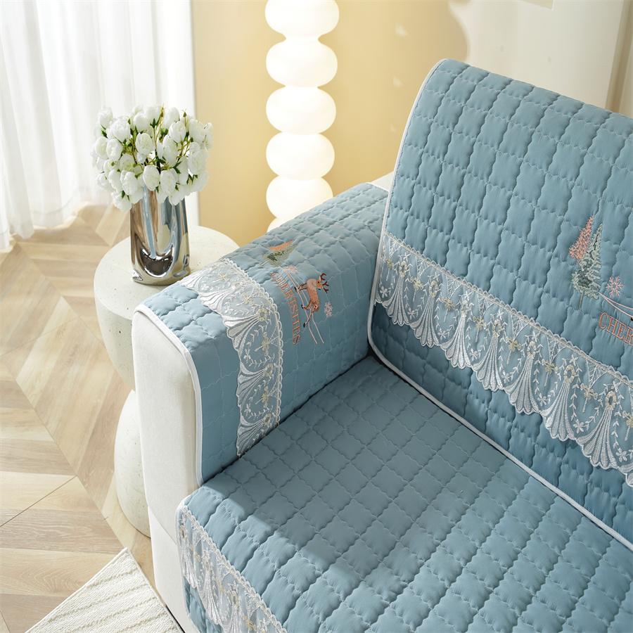 Simple Non-slip Leather Sofa Cushion Winter Sofa Cover All-inclusive Sofa Cover Sofa Towel
