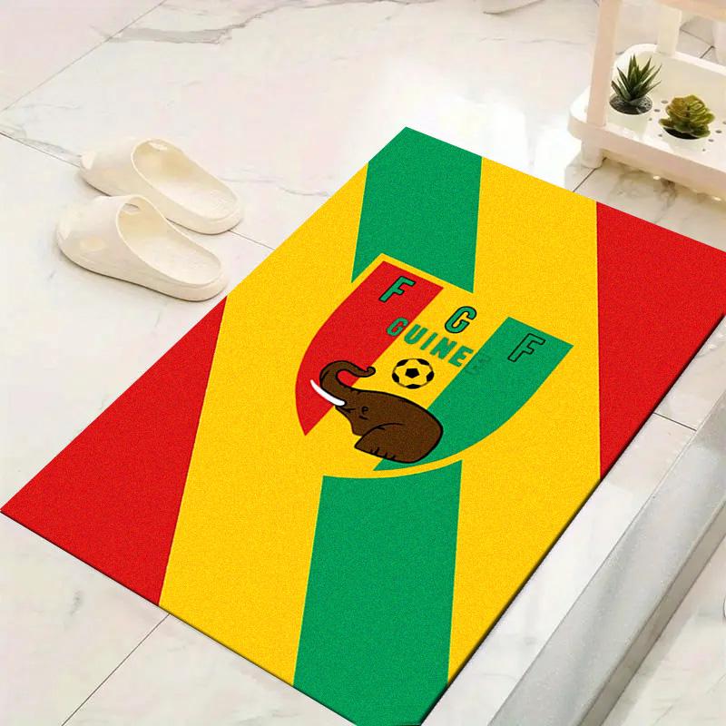 Guinea Bissau Carpet Rug for Living Room Bedroom Home Sofa Decoration, Kids play Non-slip Floor Mat