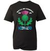 Unisex Scotland Football T Shirt Scottish Supporter Thistle Graphic Tee Top Gift