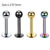 4Pcs Stainless steel piercing accessories - eyebrow piercings, lip piercings, body piercing accessories