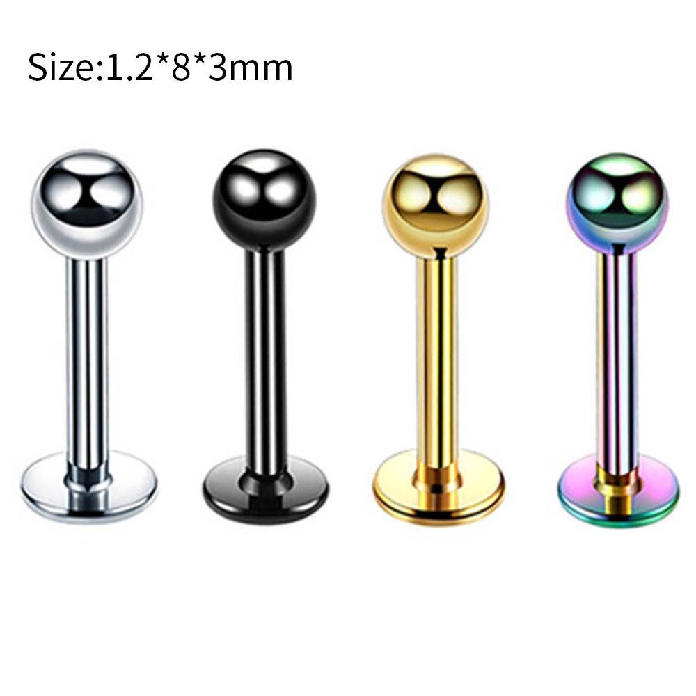 4Pcs Stainless steel piercing accessories - eyebrow piercings, lip piercings, body piercing accessories