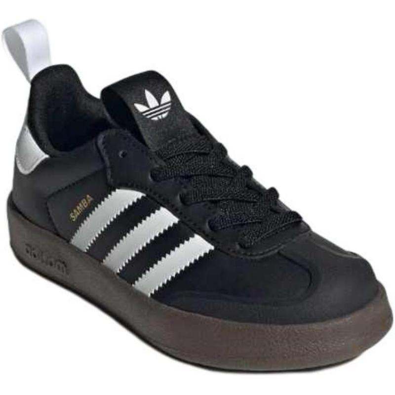 Adidas Originals Adifom Samba Abrasion Resistant Low Top Skateboard Shoes Black White Sneakers JH5194