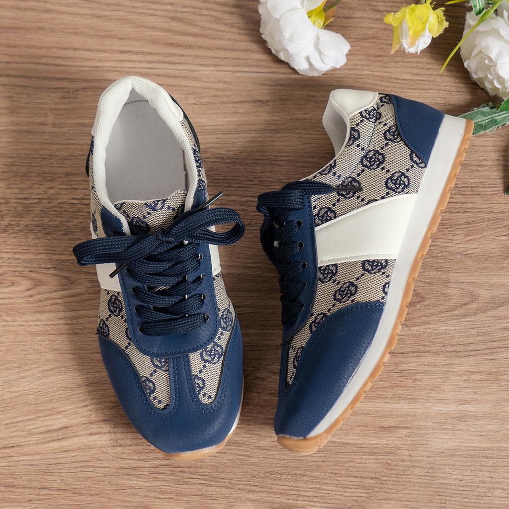 Fashion Trend Fashion 2024 Spring New Sneakers Women Lace Up Vulcanized Shoes Anti-slip Comfortable Basketball Shoes Zapatos De Mujer